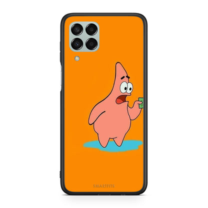 Samsung M33 No Money 1 Θήκη Αγίου Βαλεντίνου από τη Smartfits με σχέδιο στο πίσω μέρος και μαύρο περίβλημα | Smartphone case with colorful back and black bezels by Smartfits