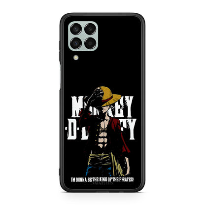 Samsung M33 Pirate King θήκη από τη Smartfits με σχέδιο στο πίσω μέρος και μαύρο περίβλημα | Smartphone case with colorful back and black bezels by Smartfits