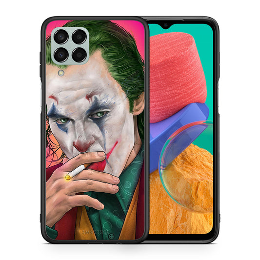Θήκη Samsung M33 JokesOnU PopArt από τη Smartfits με σχέδιο στο πίσω μέρος και μαύρο περίβλημα | Samsung M33 JokesOnU PopArt case with colorful back and black bezels