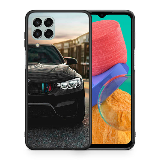 Θήκη Samsung M33 M3 Racing από τη Smartfits με σχέδιο στο πίσω μέρος και μαύρο περίβλημα | Samsung M33 M3 Racing case with colorful back and black bezels