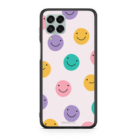 Thumbnail for Samsung M33 Smiley Faces θήκη από τη Smartfits με σχέδιο στο πίσω μέρος και μαύρο περίβλημα | Smartphone case with colorful back and black bezels by Smartfits