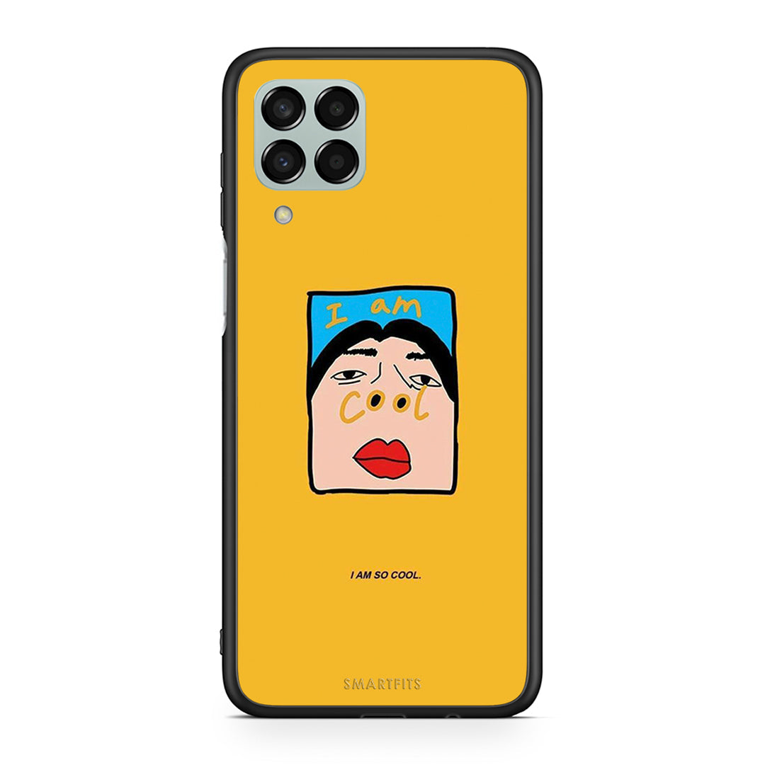 Samsung M33 So Cool Θήκη Αγίου Βαλεντίνου από τη Smartfits με σχέδιο στο πίσω μέρος και μαύρο περίβλημα | Smartphone case with colorful back and black bezels by Smartfits