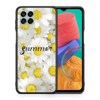 Thumbnail for Θήκη Samsung M33 Summer Daisies από τη Smartfits με σχέδιο στο πίσω μέρος και μαύρο περίβλημα | Samsung M33 Summer Daisies case with colorful back and black bezels