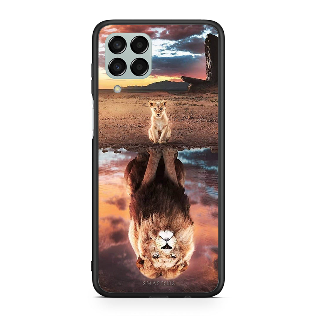 Samsung M33 Sunset Dreams Θήκη Αγίου Βαλεντίνου από τη Smartfits με σχέδιο στο πίσω μέρος και μαύρο περίβλημα | Smartphone case with colorful back and black bezels by Smartfits