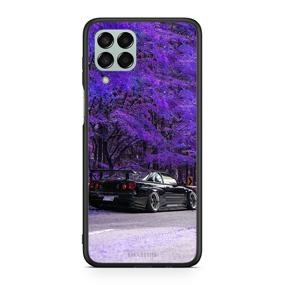 Samsung M33 Super Car Θήκη Αγίου Βαλεντίνου από τη Smartfits με σχέδιο στο πίσω μέρος και μαύρο περίβλημα | Smartphone case with colorful back and black bezels by Smartfits