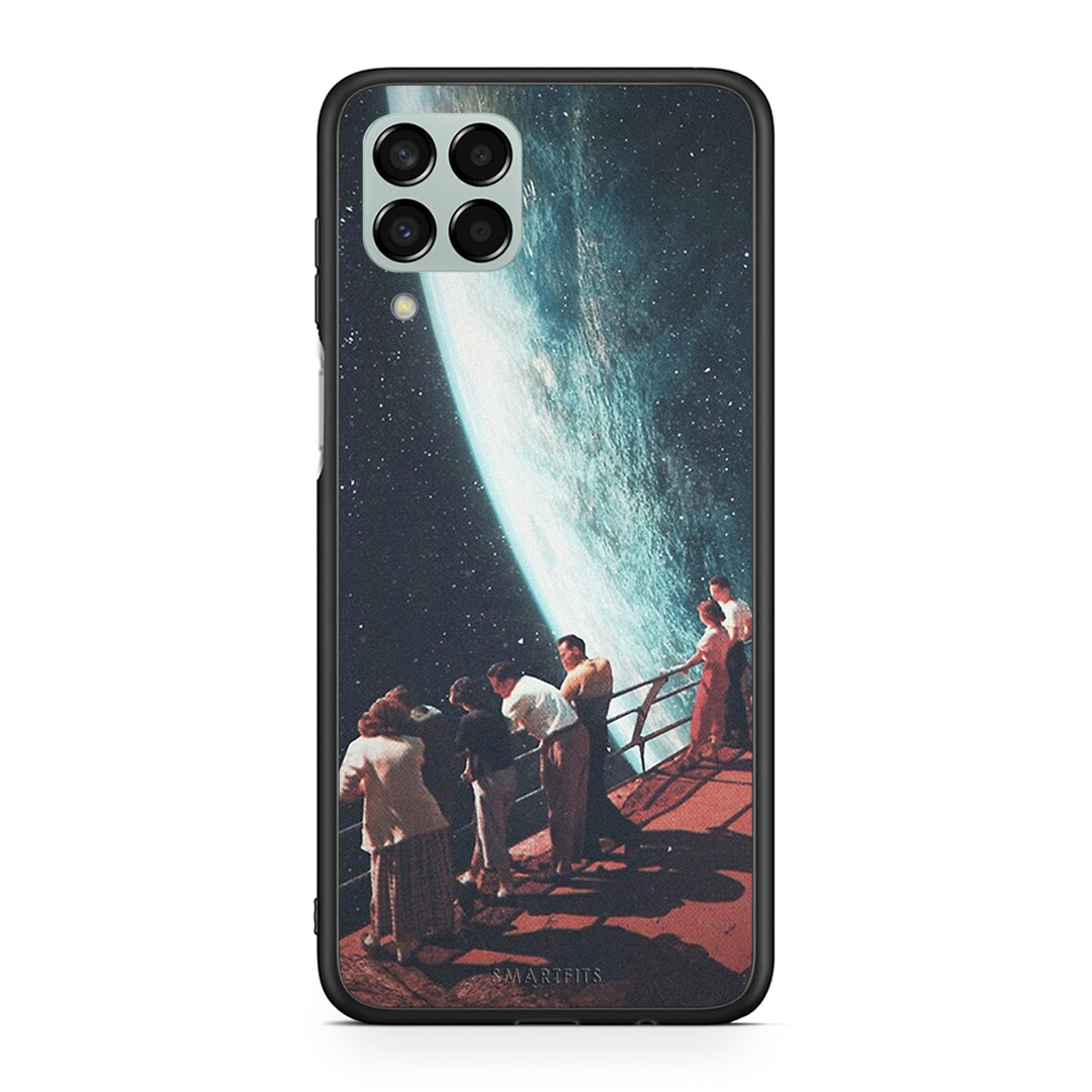 Samsung M33 Surreal View θήκη από τη Smartfits με σχέδιο στο πίσω μέρος και μαύρο περίβλημα | Smartphone case with colorful back and black bezels by Smartfits