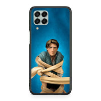 Thumbnail for Samsung M33 Tangled 1 Θήκη Αγίου Βαλεντίνου από τη Smartfits με σχέδιο στο πίσω μέρος και μαύρο περίβλημα | Smartphone case with colorful back and black bezels by Smartfits