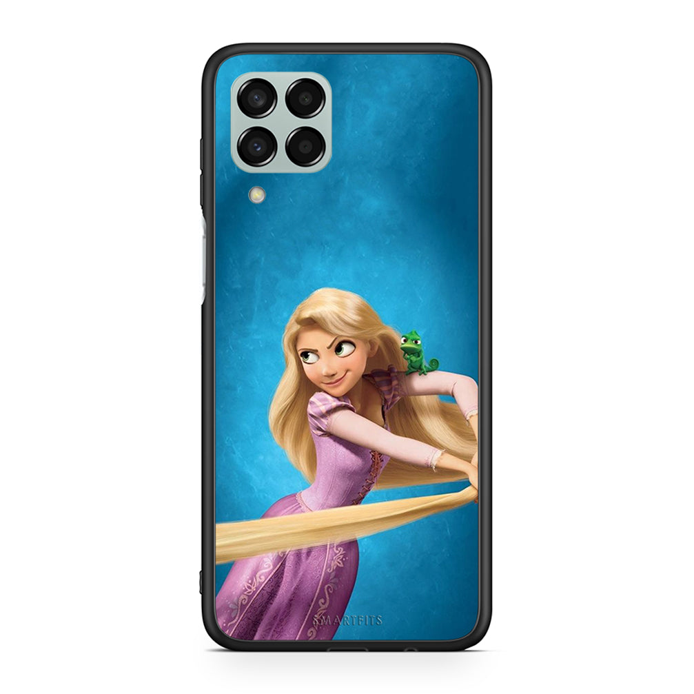 Samsung M33 Tangled 2 Θήκη Αγίου Βαλεντίνου από τη Smartfits με σχέδιο στο πίσω μέρος και μαύρο περίβλημα | Smartphone case with colorful back and black bezels by Smartfits
