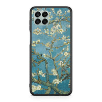 Thumbnail for Samsung M33 White Blossoms θήκη από τη Smartfits με σχέδιο στο πίσω μέρος και μαύρο περίβλημα | Smartphone case with colorful back and black bezels by Smartfits