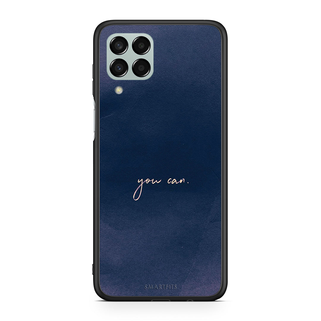 Samsung M33 You Can θήκη από τη Smartfits με σχέδιο στο πίσω μέρος και μαύρο περίβλημα | Smartphone case with colorful back and black bezels by Smartfits