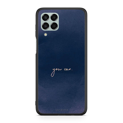 Samsung M33 You Can θήκη από τη Smartfits με σχέδιο στο πίσω μέρος και μαύρο περίβλημα | Smartphone case with colorful back and black bezels by Smartfits