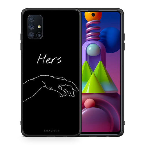 Θήκη Αγίου Βαλεντίνου Samsung Galaxy M51 Aeshetic Love 1 από τη Smartfits με σχέδιο στο πίσω μέρος και μαύρο περίβλημα | Samsung Galaxy M51 Aeshetic Love 1 case with colorful back and black bezels