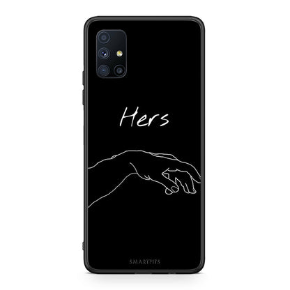 Θήκη Αγίου Βαλεντίνου Samsung Galaxy M51 Aeshetic Love 1 από τη Smartfits με σχέδιο στο πίσω μέρος και μαύρο περίβλημα | Samsung Galaxy M51 Aeshetic Love 1 case with colorful back and black bezels