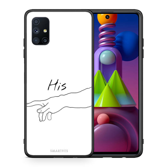 Θήκη Αγίου Βαλεντίνου Samsung Galaxy M51 Aeshetic Love 2 από τη Smartfits με σχέδιο στο πίσω μέρος και μαύρο περίβλημα | Samsung Galaxy M51 Aeshetic Love 2 case with colorful back and black bezels