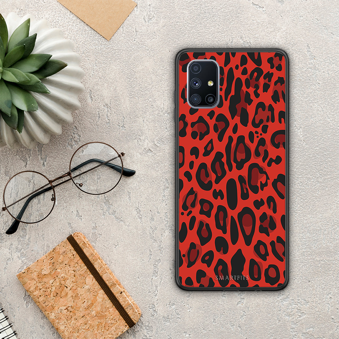 Animal Red Leopard - Samsung Galaxy M51 θήκη