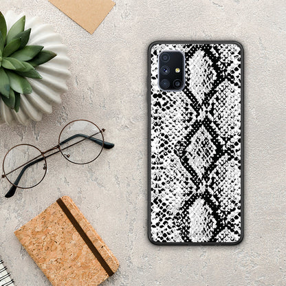 Animal White Snake - Samsung Galaxy M51 θήκη