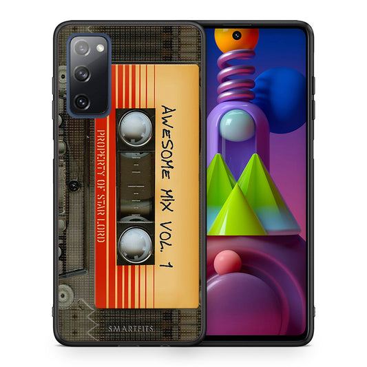 Θήκη Samsung Galaxy M51 Awesome Mix από τη Smartfits με σχέδιο στο πίσω μέρος και μαύρο περίβλημα | Samsung Galaxy M51 Awesome Mix case with colorful back and black bezels