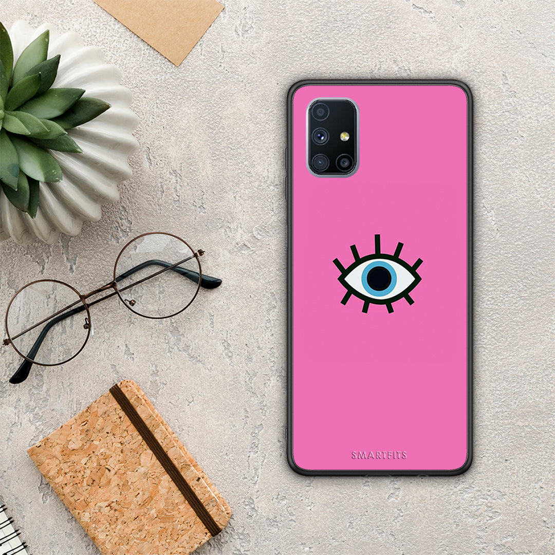 Blue Eye Pink - Samsung Galaxy M51 θήκη