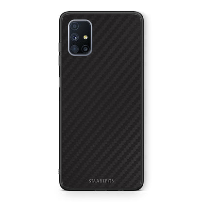 Θήκη Samsung Galaxy M51 Carbon Black από τη Smartfits με σχέδιο στο πίσω μέρος και μαύρο περίβλημα | Samsung Galaxy M51 Carbon Black case with colorful back and black bezels