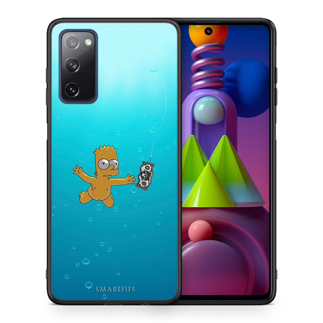 Θήκη Samsung Galaxy M51 Chasing Money από τη Smartfits με σχέδιο στο πίσω μέρος και μαύρο περίβλημα | Samsung Galaxy M51 Chasing Money case with colorful back and black bezels