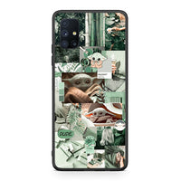 Thumbnail for Θήκη Αγίου Βαλεντίνου Samsung Galaxy M51 Collage Dude από τη Smartfits με σχέδιο στο πίσω μέρος και μαύρο περίβλημα | Samsung Galaxy M51 Collage Dude case with colorful back and black bezels