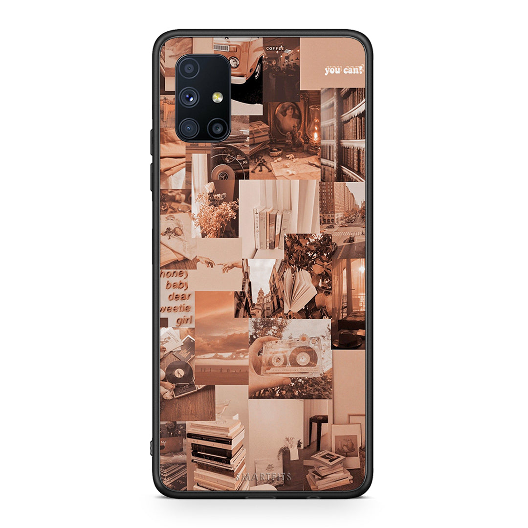 Θήκη Αγίου Βαλεντίνου Samsung Galaxy M51 Collage You Can από τη Smartfits με σχέδιο στο πίσω μέρος και μαύρο περίβλημα | Samsung Galaxy M51 Collage You Can case with colorful back and black bezels