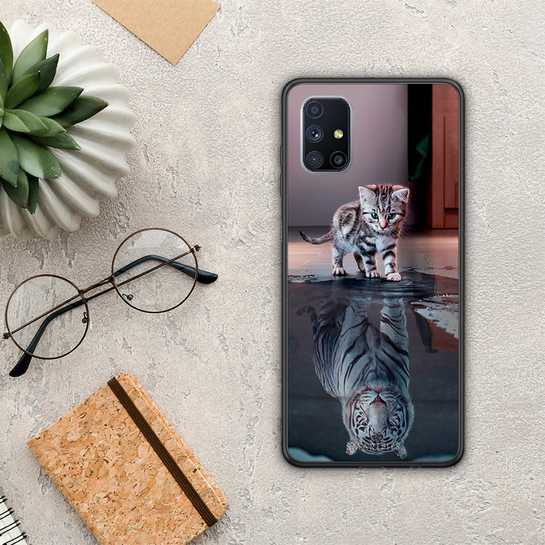 Cute Tiger - Samsung Galaxy M51 θήκη
