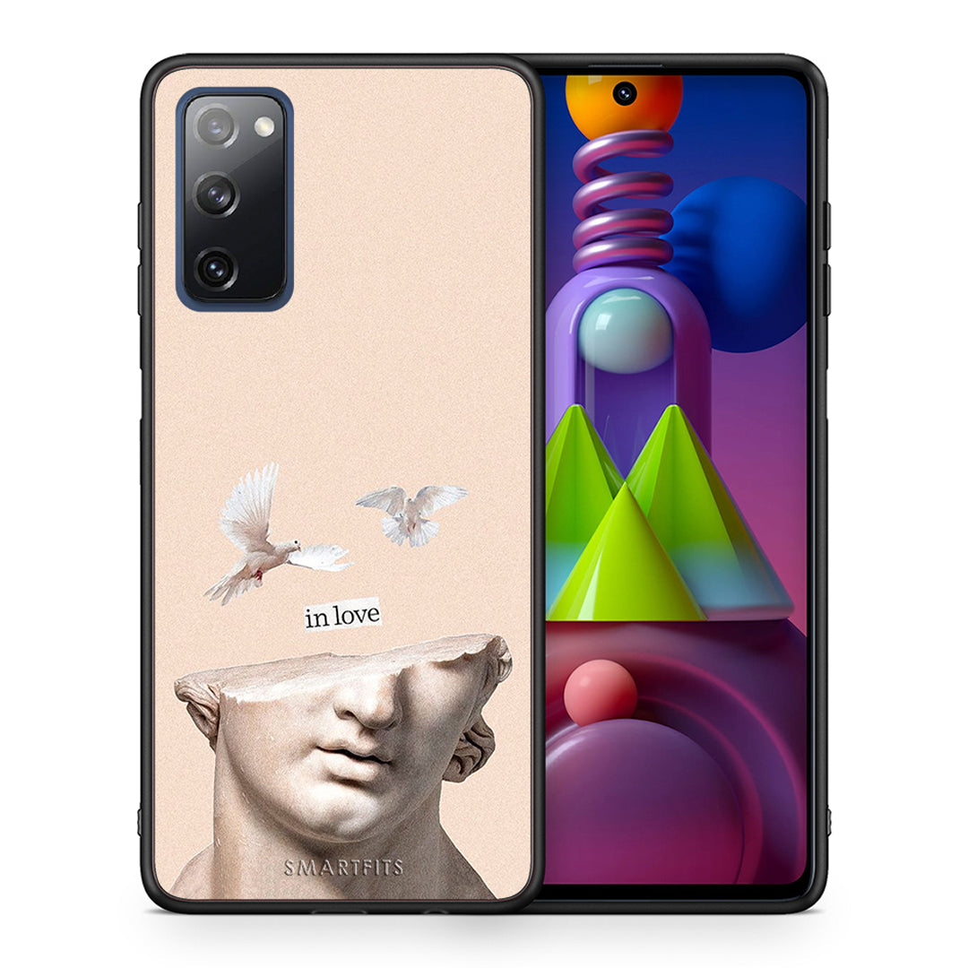 Θήκη Samsung Galaxy M51 In Love από τη Smartfits με σχέδιο στο πίσω μέρος και μαύρο περίβλημα | Samsung Galaxy M51 In Love case with colorful back and black bezels