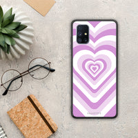 Thumbnail for Lilac Hearts - Samsung Galaxy M51 θήκη