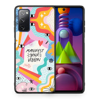 Thumbnail for Θήκη Samsung Galaxy M51 Manifest Your Vision από τη Smartfits με σχέδιο στο πίσω μέρος και μαύρο περίβλημα | Samsung Galaxy M51 Manifest Your Vision case with colorful back and black bezels