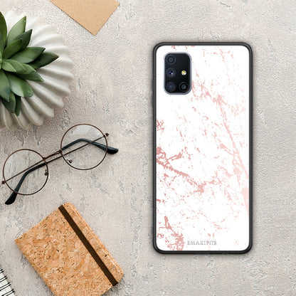 Marble Pink Splash - Samsung Galaxy M51 θήκη