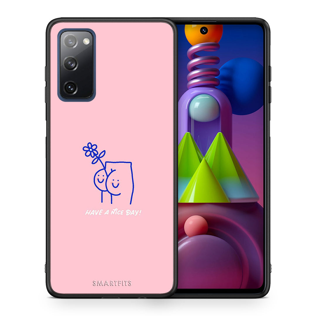 Θήκη Samsung Galaxy M51 Nice Day από τη Smartfits με σχέδιο στο πίσω μέρος και μαύρο περίβλημα | Samsung Galaxy M51 Nice Day case with colorful back and black bezels