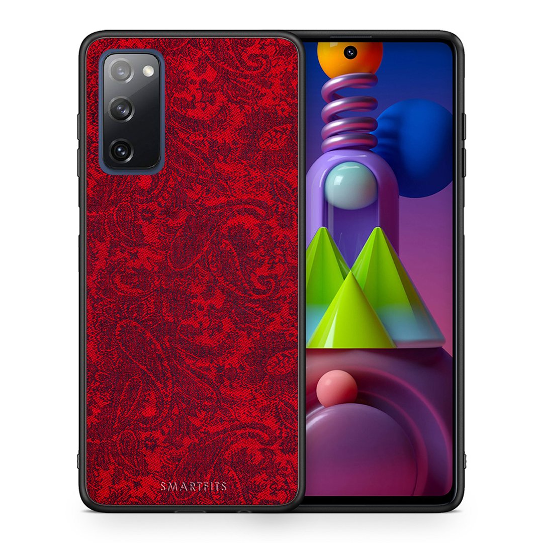 Θήκη Samsung Galaxy M51 Paisley Cashmere από τη Smartfits με σχέδιο στο πίσω μέρος και μαύρο περίβλημα | Samsung Galaxy M51 Paisley Cashmere case with colorful back and black bezels