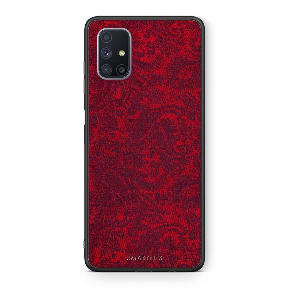 Θήκη Samsung Galaxy M51 Paisley Cashmere από τη Smartfits με σχέδιο στο πίσω μέρος και μαύρο περίβλημα | Samsung Galaxy M51 Paisley Cashmere case with colorful back and black bezels