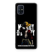 Thumbnail for Θήκη Samsung Galaxy M51 Pirate King από τη Smartfits με σχέδιο στο πίσω μέρος και μαύρο περίβλημα | Samsung Galaxy M51 Pirate King case with colorful back and black bezels