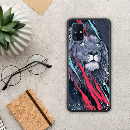PopArt Lion Designer - Samsung Galaxy M51 θήκη
