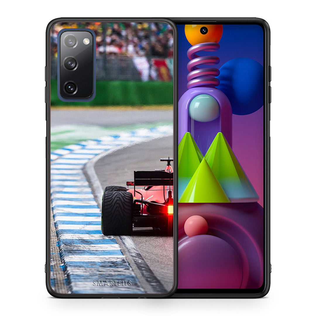 Θήκη Samsung Galaxy M51 Racing Vibes από τη Smartfits με σχέδιο στο πίσω μέρος και μαύρο περίβλημα | Samsung Galaxy M51 Racing Vibes case with colorful back and black bezels