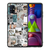 Thumbnail for Θήκη Samsung Galaxy M51 Retro Beach Life από τη Smartfits με σχέδιο στο πίσω μέρος και μαύρο περίβλημα | Samsung Galaxy M51 Retro Beach Life case with colorful back and black bezels