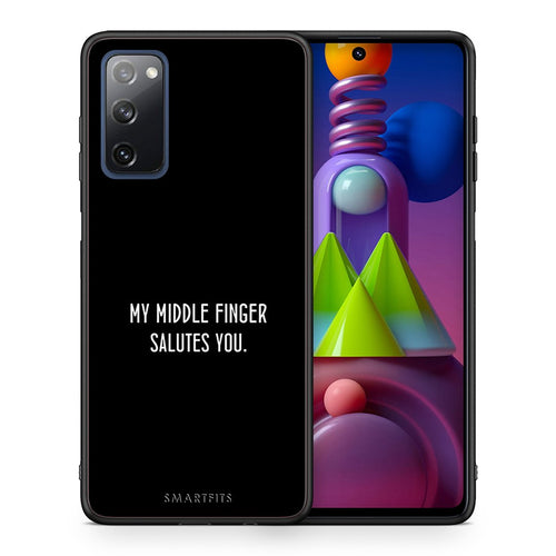 Θήκη Samsung Galaxy M51 Salute από τη Smartfits με σχέδιο στο πίσω μέρος και μαύρο περίβλημα | Samsung Galaxy M51 Salute case with colorful back and black bezels