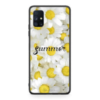 Thumbnail for Θήκη Samsung Galaxy M51 Summer Daisies από τη Smartfits με σχέδιο στο πίσω μέρος και μαύρο περίβλημα | Samsung Galaxy M51 Summer Daisies case with colorful back and black bezels