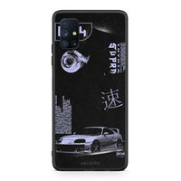Thumbnail for Θήκη Αγίου Βαλεντίνου Samsung Galaxy M51 Tokyo Drift από τη Smartfits με σχέδιο στο πίσω μέρος και μαύρο περίβλημα | Samsung Galaxy M51 Tokyo Drift case with colorful back and black bezels