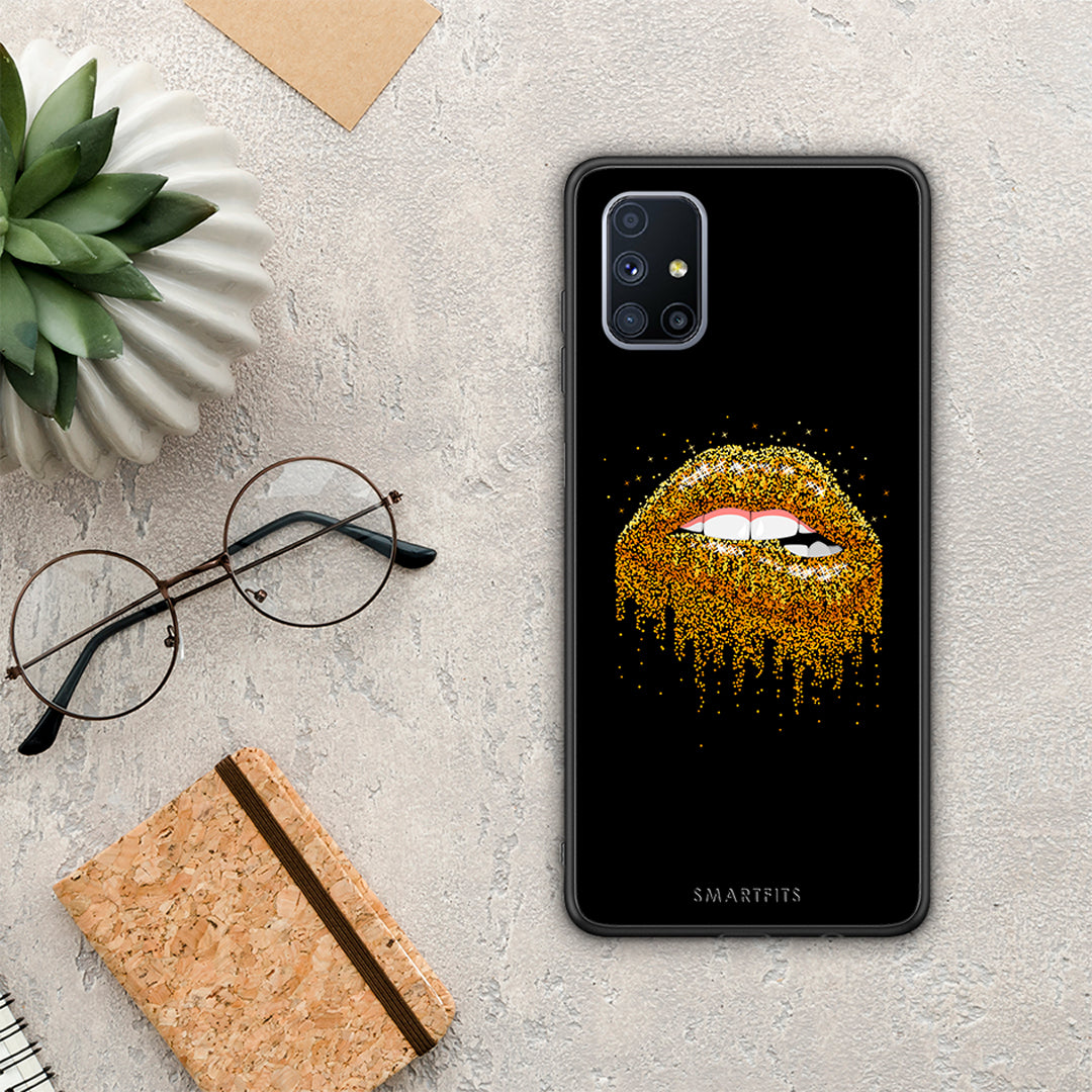Valentine Golden - Samsung Galaxy M51 θήκη