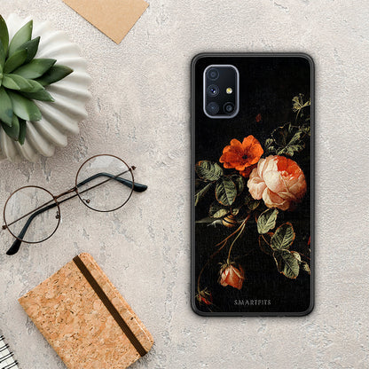 Vintage Roses - Samsung Galaxy M51 θήκη