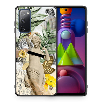 Θήκη Samsung Galaxy M51 Woman Statue από τη Smartfits με σχέδιο στο πίσω μέρος και μαύρο περίβλημα | Samsung Galaxy M51 Woman Statue case with colorful back and black bezels