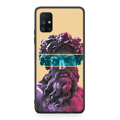 Θήκη Αγίου Βαλεντίνου Samsung Galaxy M51 Zeus Art από τη Smartfits με σχέδιο στο πίσω μέρος και μαύρο περίβλημα | Samsung Galaxy M51 Zeus Art case with colorful back and black bezels