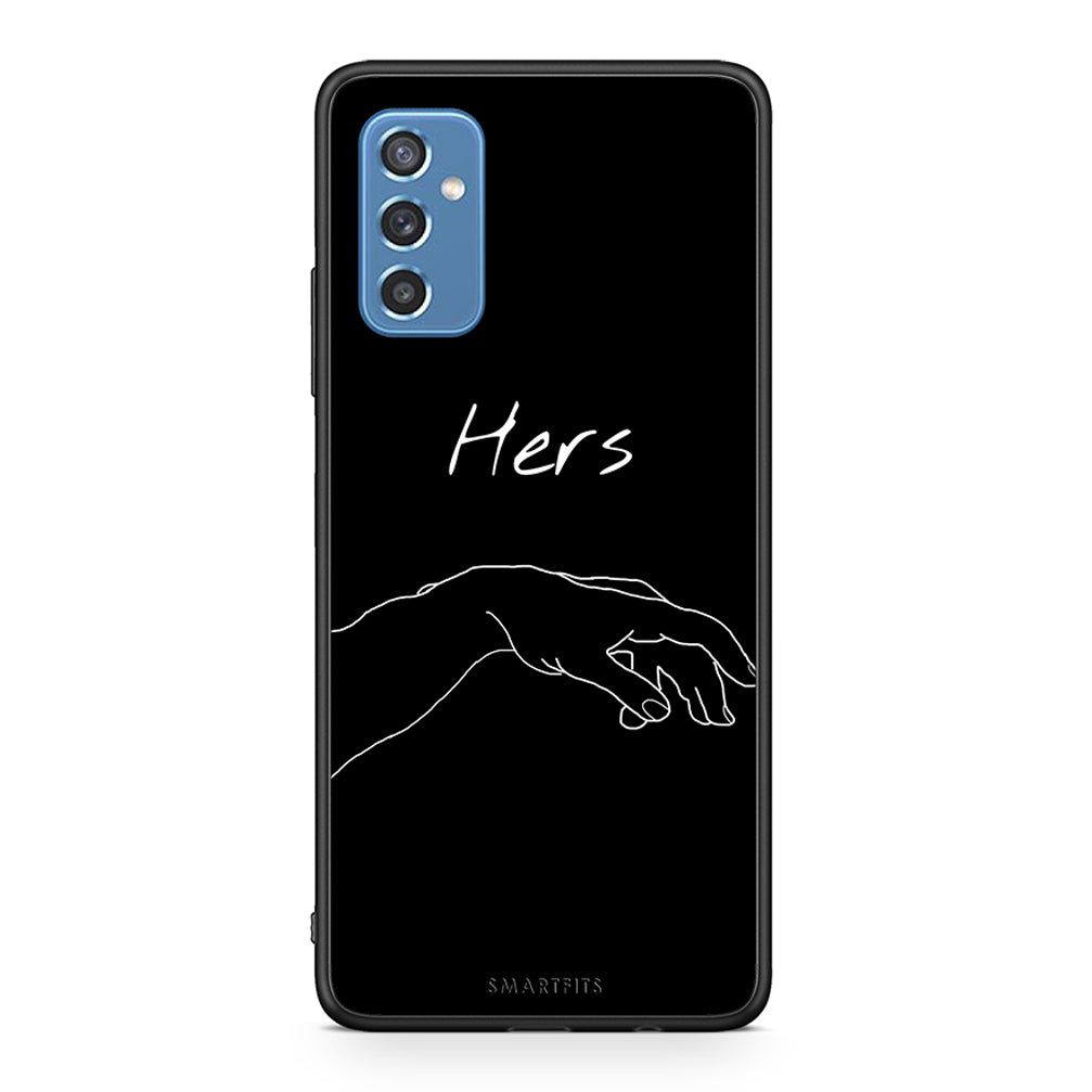 Samsung M52 5G Aeshetic Love 1 Θήκη Αγίου Βαλεντίνου από τη Smartfits με σχέδιο στο πίσω μέρος και μαύρο περίβλημα | Smartphone case with colorful back and black bezels by Smartfits