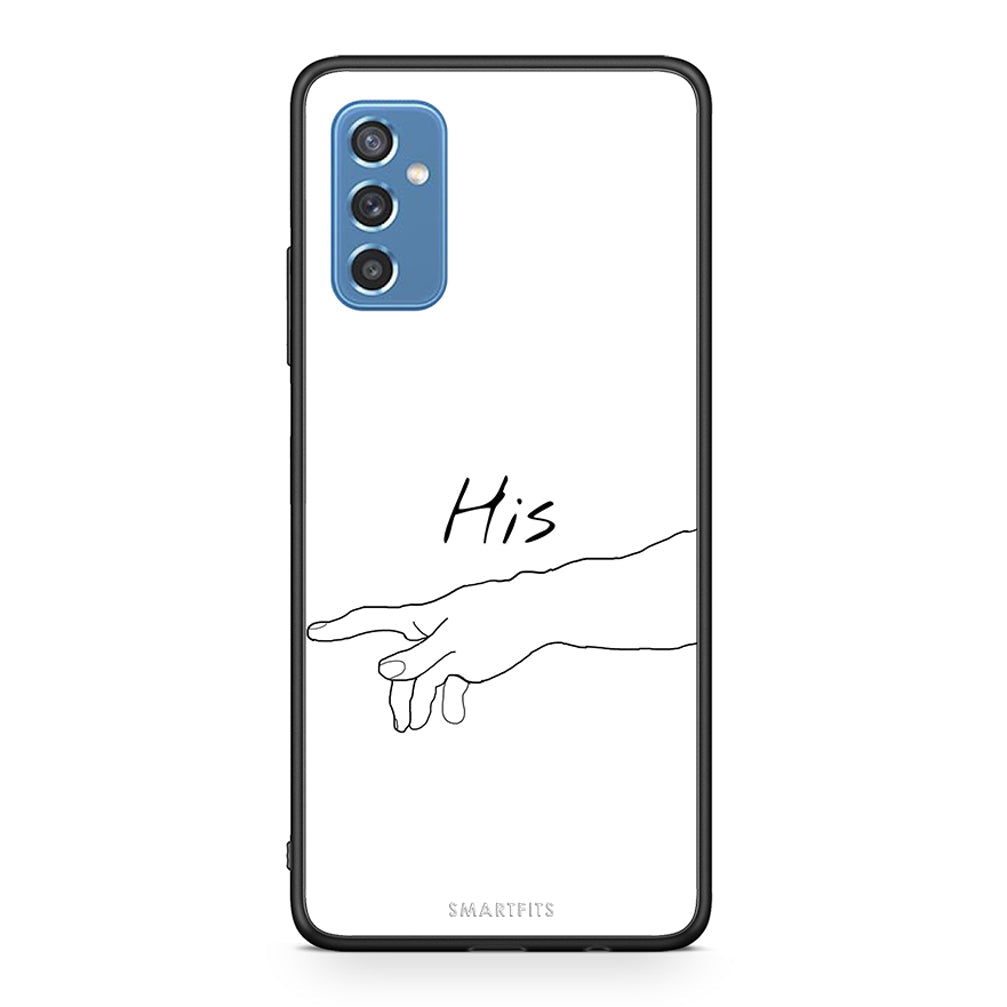 Samsung M52 5G Aeshetic Love 2 Θήκη Αγίου Βαλεντίνου από τη Smartfits με σχέδιο στο πίσω μέρος και μαύρο περίβλημα | Smartphone case with colorful back and black bezels by Smartfits