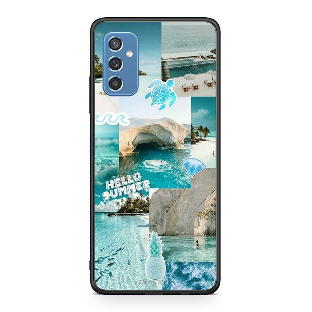 Samsung M52 5G Aesthetic Summer Θήκη από τη Smartfits με σχέδιο στο πίσω μέρος και μαύρο περίβλημα | Smartphone case with colorful back and black bezels by Smartfits