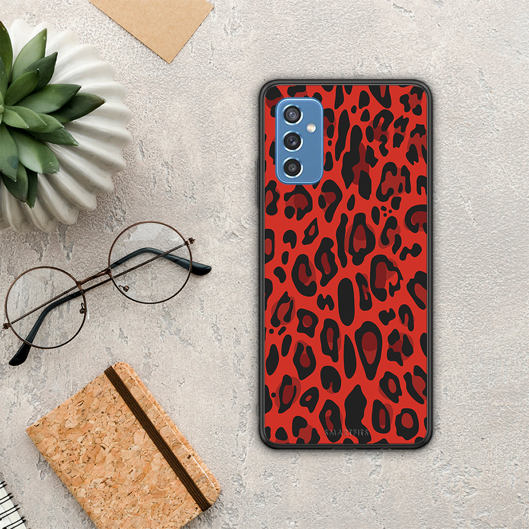 Animal Red Leopard - Samsung Galaxy M52 5G θήκη