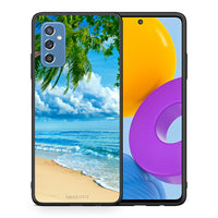 Thumbnail for Θήκη Samsung M52 5G Beautiful Beach από τη Smartfits με σχέδιο στο πίσω μέρος και μαύρο περίβλημα | Samsung M52 5G Beautiful Beach case with colorful back and black bezels